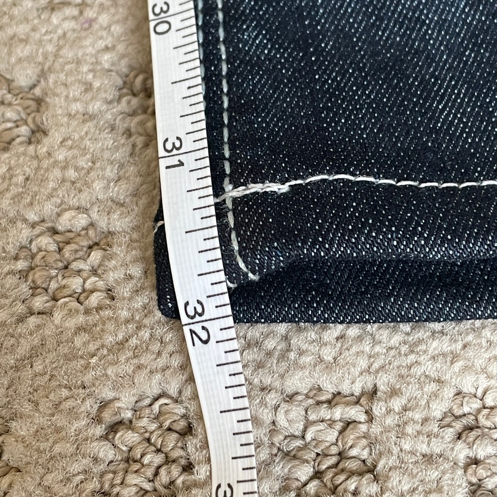 JAMES JEANS DRY AGED DENIM CURATED BY SEAN BOOTCUT DARK WASH SIZE 25 EUC - Picture 11 of 14